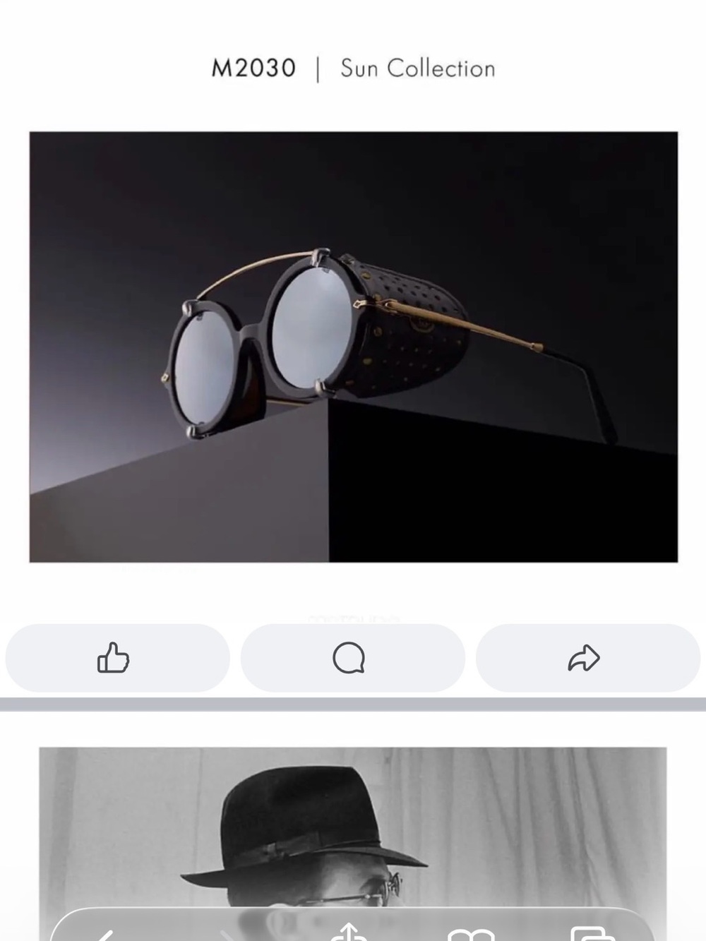 Matsuda round sunglasses